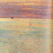 Childe Hassam Sunset at Sea (nn02) Sweden oil painting artist